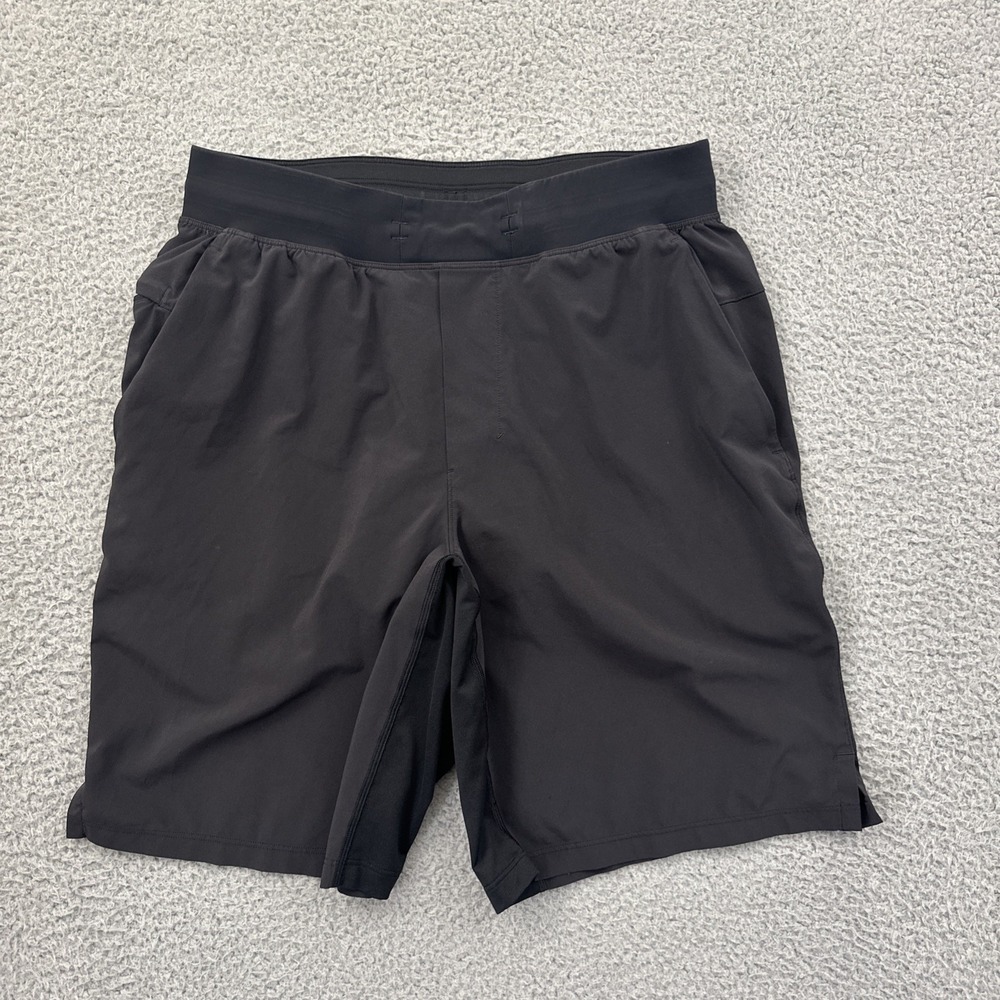 Lululemon T.H.E. Shorts 9" Lined Black Athletic Athleisure Men's Medium